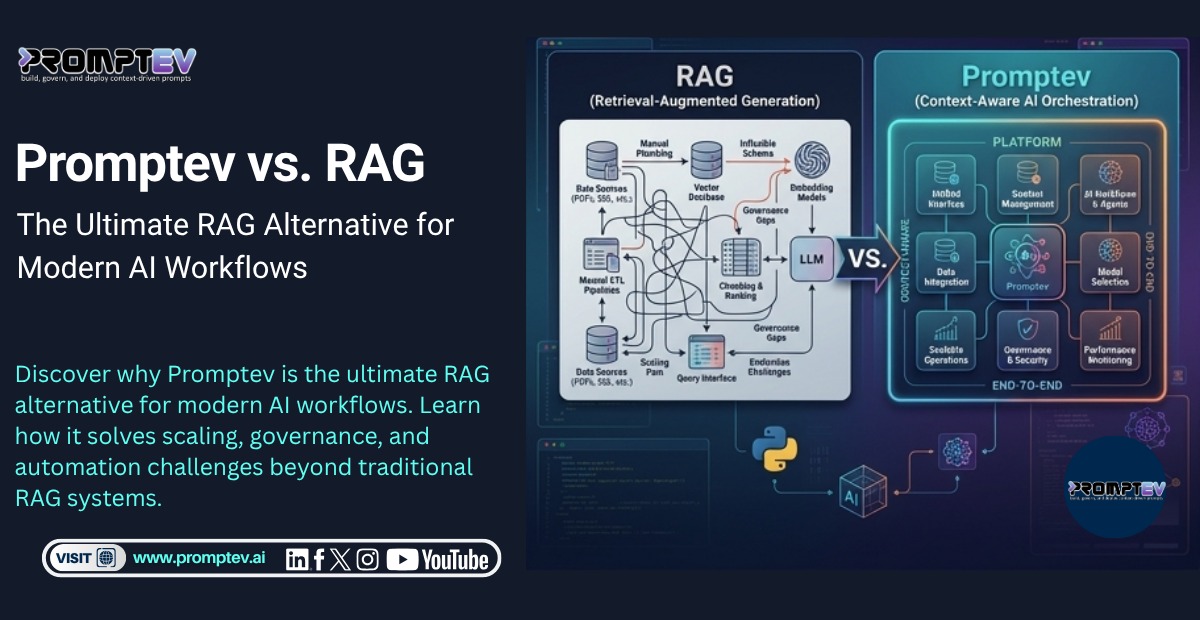 Promptev vs. RAG: The Ultimate RAG Alternative for Modern AI Workflows